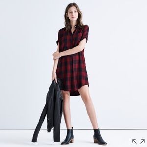 Madewell Courier Dress Buffalo Check XS